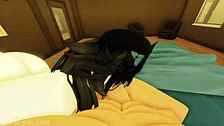 Petite cosplayer girl seduces me with monster cock costume at home