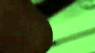 Ebony Woman Receives Interracial Cumshot