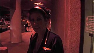 milf stewardess wrecked by black dick in stockings