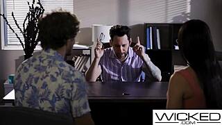 Blonde Babe Bent Over For Deepthroat Blowjob And Doggystyle Face Fucking