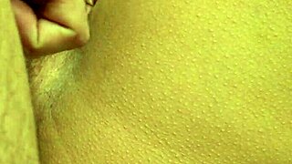 my latina stepdaughter gets extreme close up cumshot from stepdad covering her pussy