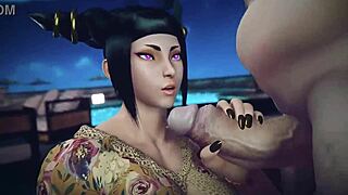 Masaža se pretvara u jebanje s bujnom mamom prijateljicom