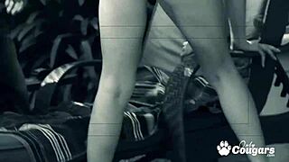 Aubrey Adams Gets Fucked In The Backyard While A Peeping Tom Watches