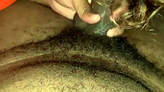 ebony slut gives sloppy cock sucking on tinder date