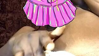 Levitating Pussy In Lingerie