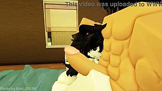 Petite cosplayer girl seduces me with monster cock costume at home