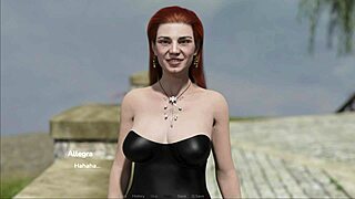 Redhead Plays with Hairless Shaved Pussy After Party