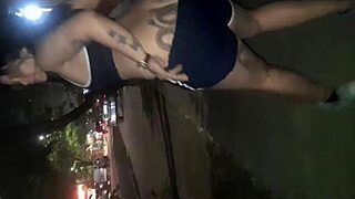 I Touch My Vagina on the Street and Fuck with My Friend, Then Suck His Penis Until I Get Milk