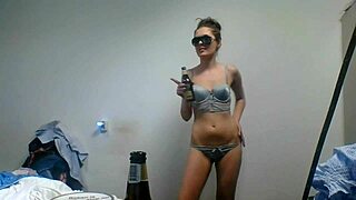 Sucking that big cock, isn't it huge?