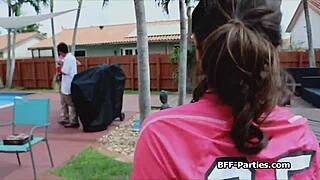 Sexy Soccer Babes in Uniforms Deliver Wild POV Blowjobs