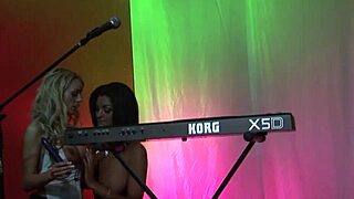 stacey saran joins kit lee and kat lee for fffm group anal with deepthroat and stockings