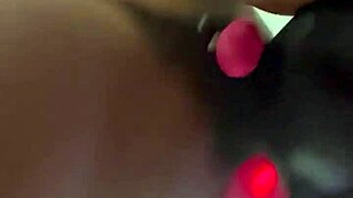 POV Strap Work with Chubby Ebony BBW Moaning and Wet Toy Solo