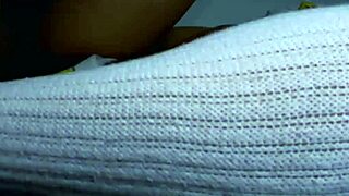 student and stepmother in living room with more than caresses!