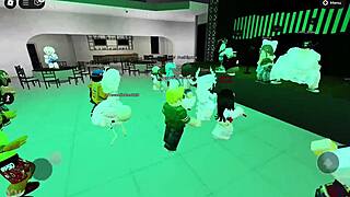 Dancing With Naughty Girls In Roblox Party Hall