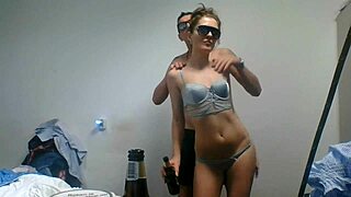 Sucking that big cock, isn't it huge?