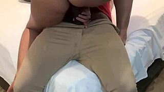 Asian Japanese babe with big tits takes big cock in anal and pussy for outdoor cum sex.