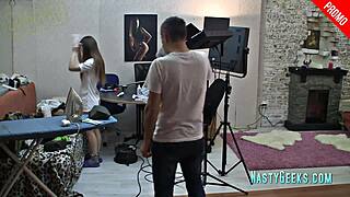 NURSE IN SEDUCTIVE COSPLAY PHOTOSHOOT WITH STOCKINGS AND LEGS AT HOSPITAL!