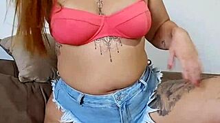 Dancing wildly while flashing like a prostitute.