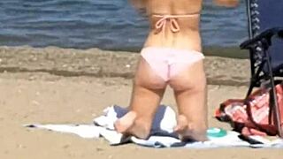 Pink Princess Reveals Hidden Beach Ass Candidly