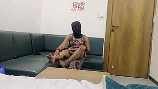 desi hot bhabhi shows off big natural tits in solo softcore video