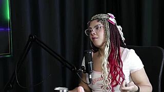 so she had to strip in that never have i ever game showing off beautiful brazilian tits and pussy as transsexual in sheer red lingerie