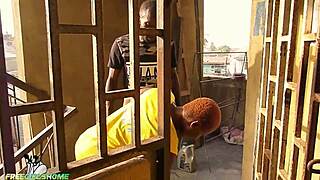 stranger helps fetch water