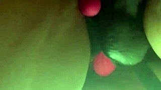 POV Strap Work with Chubby Ebony BBW Moaning and Wet Toy Solo