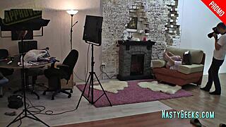 NURSE IN SEDUCTIVE COSPLAY PHOTOSHOOT WITH STOCKINGS AND LEGS AT HOSPITAL!