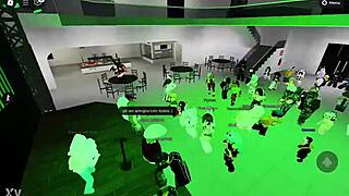Dancing With Naughty Girls In Roblox Party Hall