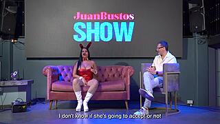 christmas special lalucero deepthroats cock under dominatrix orders in public