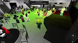 Dancing With Naughty Girls In Roblox Party Hall