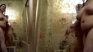 Chubby slut slowly shows off her fat ass in solo compilation