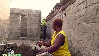 stranger helps fetch water