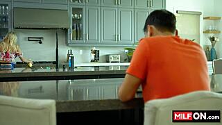 natural big tit blonde teen seduces friend with sucking and hardcore fucking