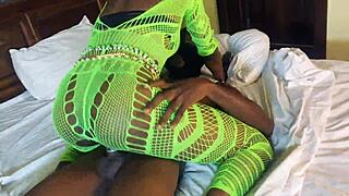 Watch her ride that big cock wildly?