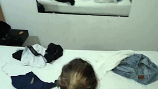 here i eat blonde pink vagina in bed