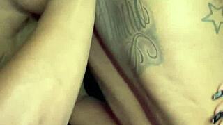 ebony amateur bent over for sloppy muff diving