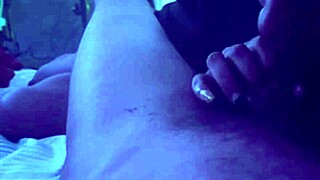 She Sucks Mad Dick for Five Minutes. Intense Blowjob Leading to Cum in Mouth.