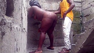 my brick layer neighbor fucks me roughly in the uncompleted building