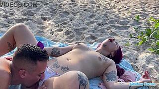 Man, Sex on the Beach with This Naughty Argentine Chick - She Swallowed My Big Cock and Begged for It in Her Wet Pussy