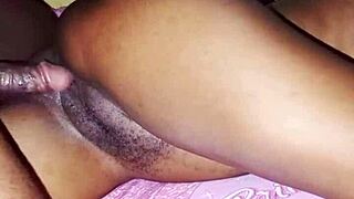 African ebony teen craves hard fast morning fucking