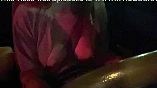 artemisia love flashes big tits on night car ride