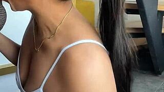 She Satisfies BBC with Stepbrother Amateur Couple