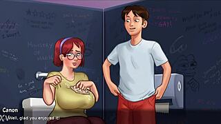 Describing the sensations of a first handjob, slow strokes building up pleasure