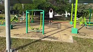 hot latina milf craves public car ass pounding