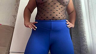 hot stepmom stretches her big pussy in missionary with monster cock