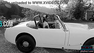 Petite asian babe strips lingerie!