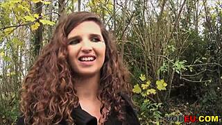 chubby lady feels the thrill as she's picked up and assfucked passionately