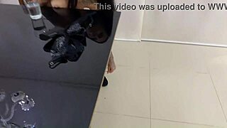 I'm this naughty latina with piercings showing my titts until he fucks me