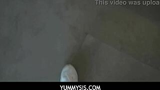 Wow, stepsister catches stepbrother wanking! Lacey and nicky in taboo pov